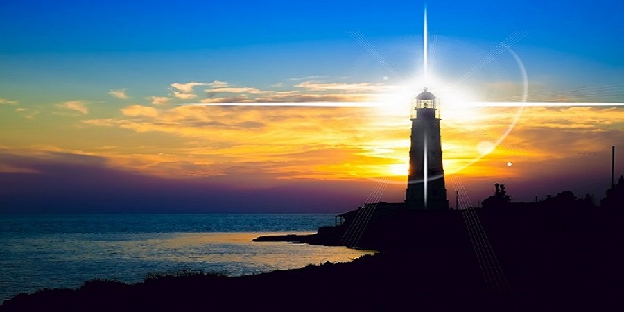 image of a lighthouse and water